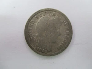 Moneda de diez centavos de barbero 1893 - Imagen 1 de 2