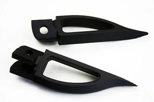 Blade Front Foot Peg for 99-07 SUZUKI GSX 1300R Hayabusa 2008-2013 B-King BLACK - Picture 1 of 4