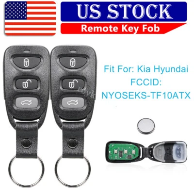 2 para Hyundai Veloster 2012 2013 2014 2015 2016 2017 mando a distancia sin llave llavero de coche Foto 1 de 4