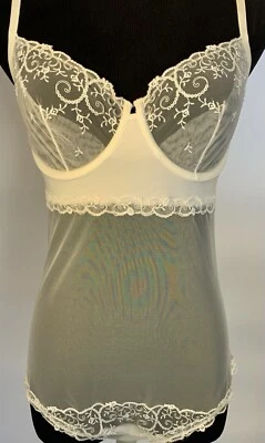 Body La Perla Marfil Suave Con Aros Con Forro Demi Malla IT3 (34C) Foto 1 de 4