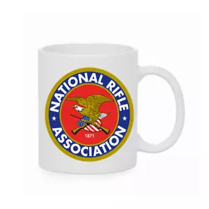 NRA COFFEE MUG 11oz CERAMIC UNITED STATES NATIONAL RIFLE ASSOCIATION - Picture 1 of 1