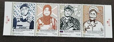 Malaysia Frontliners 2021 Medical Virus Pandemic Police Nurse Stamp MNH *unusual • 4.29€