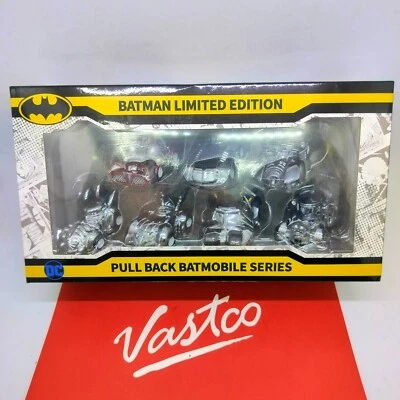 Beast Kingdom DC Batman Limited Edition Pull Back Batmobile Series Set Of 7 Cars - Image 1 of 4