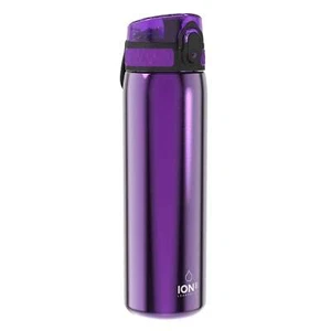 ION8 Auslaufsichere Slim Trinkflasche, Edelstahl, Lila, 600ml (20oz) - Bild 1 von 1