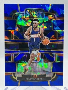 DEVIN BOOKER 2023-24 Panini Select #58 Concourse AZUL HIELO AGRIETADO PRIZM - Imagen 1 de 2
