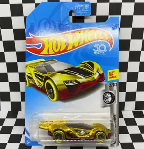 *CACCIA AL TESORO* Hot Wheels 2018 Mainline Super Cromi Oro Blitzspeeder 1/64 - Foto 1 di 4