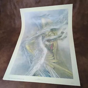 Sulamith Wulfing REUNION Vintage 1970s Lithograph Print 14 x 19 B - Picture 1 of 6