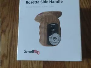 SmallRig Left Side Wooden Handle with Rosette for Camera Shoulder Rig 1891B New - Picture 1 of 3