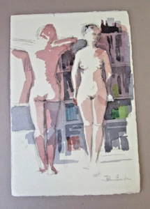 Reflection, Watercolour Sketch by John Bastin - Picture 1 of 1