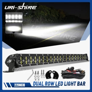 6D 22" 500W Doble Fila LED Luz de Trabajo Barra Spot Camión SUV ATV Conducción Lámpara Antiniebla 4x4 - Imagen 1 de 11