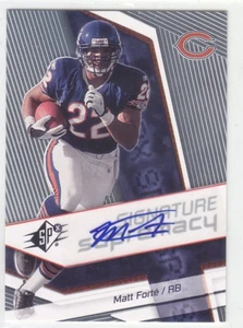 2008 Spx MATT FORTE RC AUTO SIGNATURE SUPREMACY AUTOGRAPH CHICAGO BEARS - Picture 1 of 1