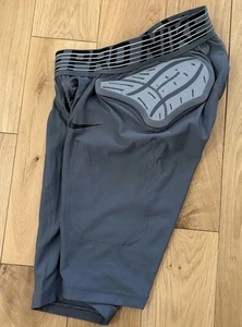 Pantalones Cortos de Compresión Acolchados Nike Pro Hyperstrong FÚTBOL Para Hombre Gris Talla Mediana - Imagen 1 de 4