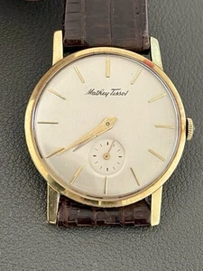 Vintage Mathey Tissot 18kt 32mm Mens Watch (H) - Picture 1 of 13