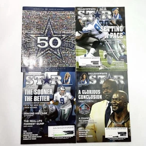 Dallas Cowboys Star Magazine lot of 3 Issues + 50 Years of History with Posters - Picture 1 of 24