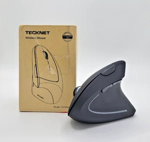 TECKNET Ergonomic Bluetooth Vertical Mouse Wireless 4800DPI Quiet 6 Button USB - Picture 1 of 1