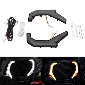 Front-LED-Akzentbeleuchtung mit integrierten Blinkern For Polaris RZR XP 2014-18 - Picture 1 of 24