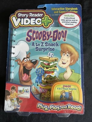 NEW Scooby Doo STORY READER VIDEO+ Book & Cartridge Interactive Learning Game - Image 1 of 4