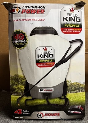 Rociador de mochila a batería Field King 190515 ProMax Professionals, 4 gal Foto 1 de 4