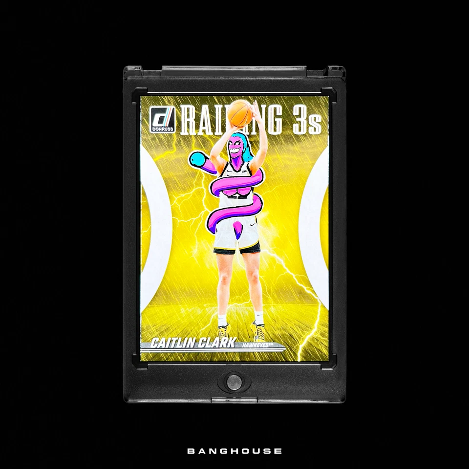 1/1 CAITLIN CLARK RC 🔥 RAINING 3S ROOKIE SSP 🔥 NUEVO PENINI: UNO DE UNO ARTE Foto 1 de 4