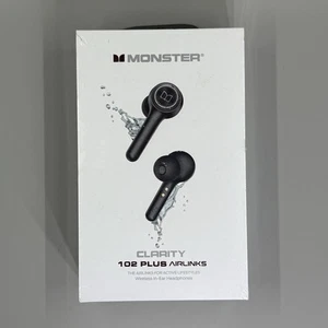 Monster Clarity 102 Plus Airlinks Wireless Earbuds Bluetooth In-ear Headphones - Picture 1 of 7