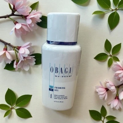 New Obagi Nu-Derm Daily Facial Foaming Gel Cleanser 6.7 Fl Oz - Image 1 of 2