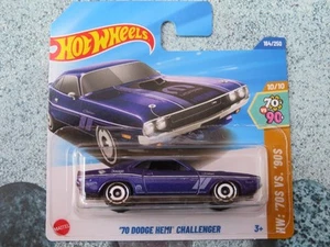 Dodge Hemi Challenger 1970 púrpura 2025 164/250 CaseH Hot Wheels H5H 164 1970 - Imagen 1 de 2