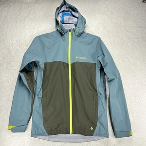 Columbia Jacket Mens Jet Stratus Shell Hooded Rain Coat Sm Breathable Waterproof - Picture 1 of 12
