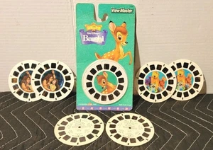 Viewmaster Reels Disney Bambi, Winnie The Poo, Tarzan Bear in the Big Blue House - Picture 1 of 6