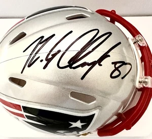Rob Gronkowski Signed New England Patriots Mini Helmet with COA - Picture 1 of 10