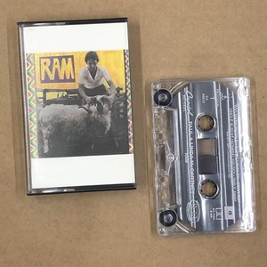 PAUL AND LINDA McCARTNEY Cassette Tape Rock Pop RAM 80s REISSUE XDR CLEAR SHELL - Imagen 1 de 6