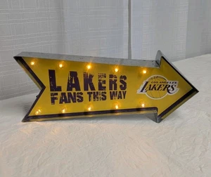 Los Angeles Lakers Festzelt Pfeil Leuchtschild offiziell lizenziert - Bild 1 von 11
