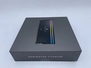 CORSAIR Dominator Titanium 96GB DDR5 (4 x 24GB) DRAM 96GB - Black - NEW SEALED - Picture 1 of 8