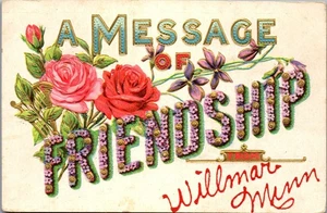 Willmar, Minnesota Postkarte (1910er Jahre) Grüße aus... - Bild 1 von 2