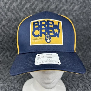 Nike Classic99 MLB Milwaukee Brewers Brew Crew Patch Snapback verstellbare Mütze Kappe - Bild 1 von 8