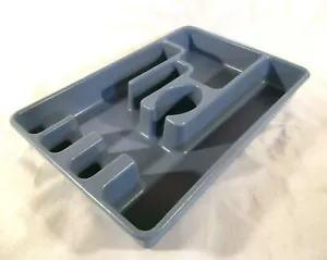 Vintage Rubbermaid Country Blau Besteckkasten Silberbesteck Schublade Organizer #2921 - Bild 1 von 9