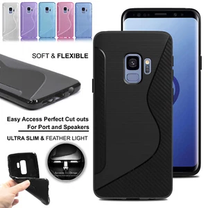 Case For Samsung S10 S9 S8 S7 S6Edge Plus Note 7 Shockproof Silicone Phone Cover - Picture 1 of 8
