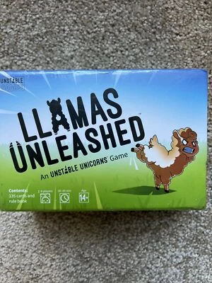 Llamas Unleashed Base Strategic Card Game Unstable Unicorns New Factory Sealed - Image 1 of 4