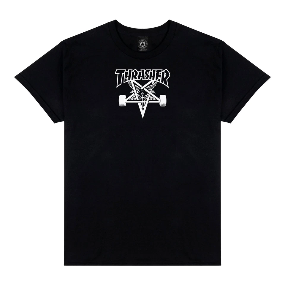 Brand New Mens Thrasher Sk8 Goat T-shirt Black - image 1 of 1