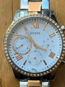 Exquisite Guess W1069L4 Chronograph Quartz Gent Bracelet Watch - 40mm-Works - Picture 1 of 7