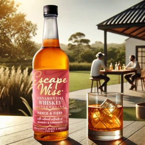 Cinnamon Fire Non-Alcoholic Whiskey Spirit - Picture 1 of 4