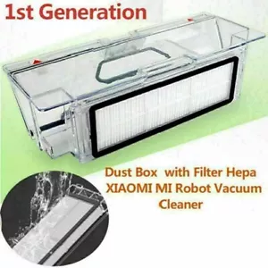 New Washable Vacuum Dust Bin Box+HEPA Filter For MI Robot Vacuum Cleaner - Picture 1 of 10