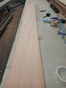 Constructional Oregon Pine Veneer - 1 NATURAL WOOD Sheet - 2170 x 215 x 1.4mm - Picture 1 of 6