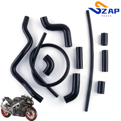 BlACK Aprilia RSV4 R/RSV4 Factory/RSV4 Factory SE Samco Sport Radiator Hose Kit — 第 1/4 张图片