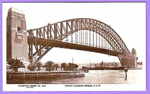 AUSTRALIEN ECHTFOTO SYDNEY HAFENBRÜCKE POSTKARTE - Bild 1 von 1