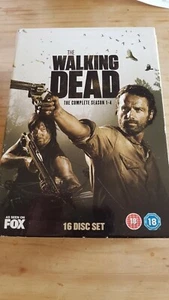 The Walking Dead Season 1 to 4 DVD Box Set - Picture 1 of 8
