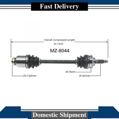 适用于 1998 1999 年 2000 起亚 Sephia Spectra 右前 CV 轴 CV 联合组件 1 件 — 第 1/3 张图片