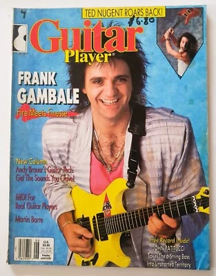 Guitar Player Magazine June 1988 Frank Gamable Ted Nugent John Patitucci vtg - Image 1 of 4