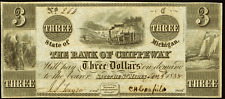 SAULT DE ST MARYS Michigan $3 Obsolete Bank of Chippeway  Jan 3, 1838  MI5050-15