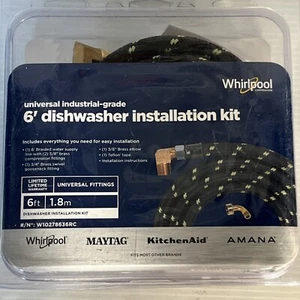 Whirlpool Universal Industrial Grade 6' Dishwasher Installation Kit W10278636RC - Picture 1 of 6