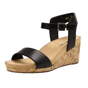 Women Ankle Strap Wedge Sandals Open Toe Comfortable Platform Wedge Sandals - Picture 1 of 38